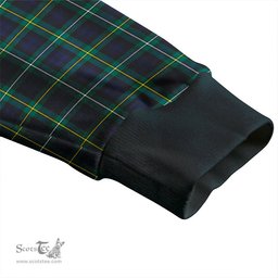 Scottish Campbell of Argyll Modern 2 Clan Crest Tartan V neck Knitted Fleece Cardigans