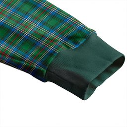 Scottish Cockburn (Coburn) Ancient Clan Crest Tartan V neck Knitted Fleece Cardigans