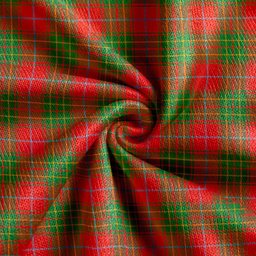 Scottish Burnett Ancient Clan Crest Tartan V neck Knitted Fleece Cardigans