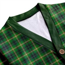Scottish Campbell Marquis of Lorne Ancient 2 Clan Crest Tartan V neck Knitted Fleece Cardigans