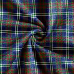 Scottish Cathcart Modern Clan Crest Tartan V neck Knitted Fleece Cardigans