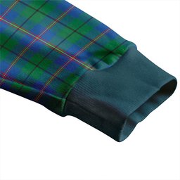 Scottish Carmichael Modern Clan Crest Tartan V neck Knitted Fleece Cardigans