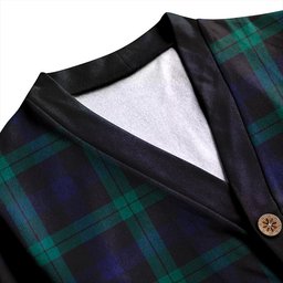 Scottish Campbell of Lochawe Modern 2 Clan Crest Tartan V neck Knitted Fleece Cardigans