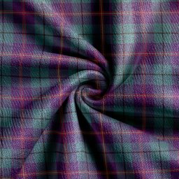 Scottish Carmichael Weathered 2 Clan Crest Tartan V neck Knitted Fleece Cardigans