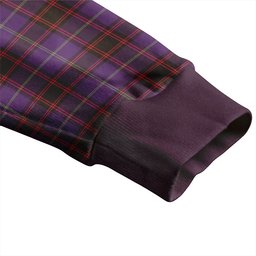 Scottish Home Weathered Clan Crest Tartan V neck Knitted Fleece Cardigans
