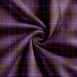 Scottish Home Weathered Clan Crest Tartan V neck Knitted Fleece Cardigans