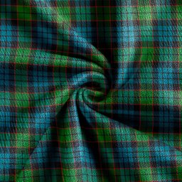 Scottish Fletcher Family Ancient Clan Crest Tartan V neck Knitted Fleece Cardigans