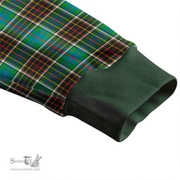 Scottish Hislop #2 Ancient Clan Crest Tartan V neck Knitted Fleece Cardigans
