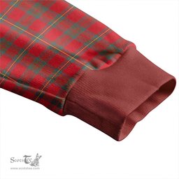 Scottish Cruikshank Weathered Clan Crest Tartan V neck Knitted Fleece Cardigans