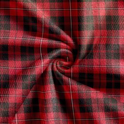 Scottish Cunningham Weathered Clan Crest Tartan V neck Knitted Fleece Cardigans