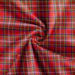Scottish Hepburn Ancient Clan Crest Tartan V neck Knitted Fleece Cardigans