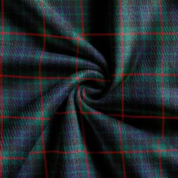Scottish Gunn Modern Clan Crest Tartan V neck Knitted Fleece Cardigans