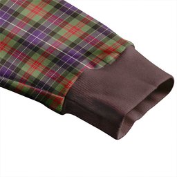 Scottish Curry (Currie) Weathered Clan Crest Tartan V neck Knitted Fleece Cardigans