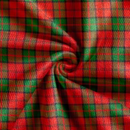 Scottish Dunbar Ancient Clan Crest Tartan V neck Knitted Fleece Cardigans