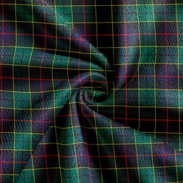 Scottish Forsyth Modern Clan Crest Tartan V neck Knitted Fleece Cardigans