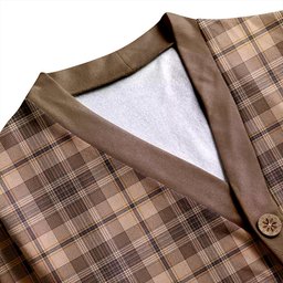 Scottish Craig (Craigie) Weathered Clan Crest Tartan V neck Knitted Fleece Cardigans