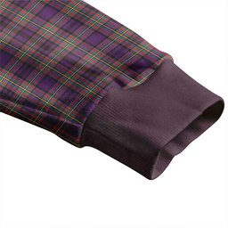 Scottish Gillies Weathered Clan Crest Tartan V neck Knitted Fleece Cardigans
