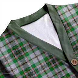 Scottish Craig (Craigie) Ancient Clan Crest Tartan V neck Knitted Fleece Cardigans