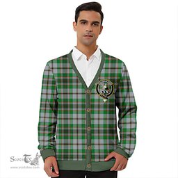 Scottish Craig (Craigie) Ancient Clan Crest Tartan V neck Knitted Fleece Cardigans