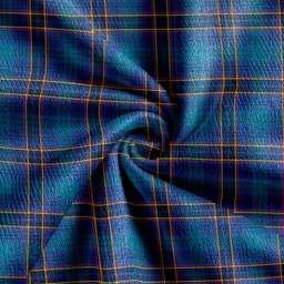 Scottish Dempster Modern Clan Crest Tartan V neck Knitted Fleece Cardigans