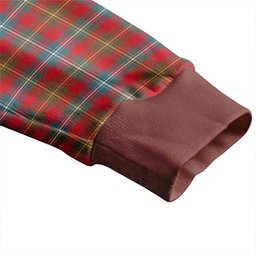 Scottish Forrester Weathered Clan Crest Tartan V neck Knitted Fleece Cardigans