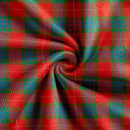 Scottish Fraser Ancient Clan Crest Tartan V neck Knitted Fleece Cardigans