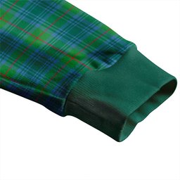 Scottish Cranston Modern Clan Crest Tartan V neck Knitted Fleece Cardigans