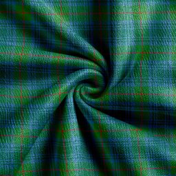 Scottish Cranston Modern Clan Crest Tartan V neck Knitted Fleece Cardigans