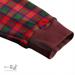 Scottish Hopkirk Clan Crest Tartan V neck Knitted Fleece Cardigans