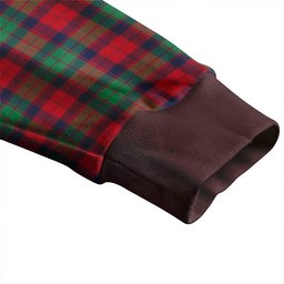Scottish Fraser of Altyre Modern Clan Crest Tartan V neck Knitted Fleece Cardigans