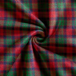 Scottish Fraser of Altyre Modern Clan Crest Tartan V neck Knitted Fleece Cardigans
