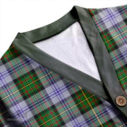 Scottish Firth of Tay (Gillies Dress) Modern Clan Crest Tartan V neck Knitted Fleece Cardigans