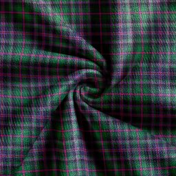 Scottish Cooper Modern Clan Crest Tartan V neck Knitted Fleece Cardigans