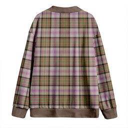 Scottish Firth of Tay (Gillies Dress) Weathered Clan Crest Tartan V neck Knitted Fleece Cardigans