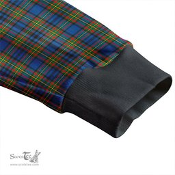 Scottish Gillies Modern Clan Crest Tartan V neck Knitted Fleece Cardigans