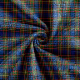 Scottish Gillies Modern Clan Crest Tartan V neck Knitted Fleece Cardigans