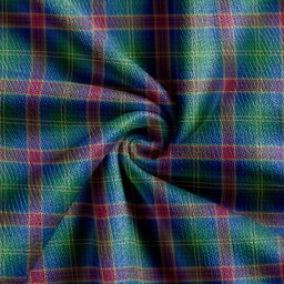 Scottish Hart Modern Clan Crest Tartan V neck Knitted Fleece Cardigans