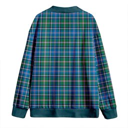 Scottish Couper (Coupar) Ancient Clan Crest Tartan V neck Knitted Fleece Cardigans