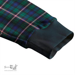 Scottish Gammell Modern Clan Crest Tartan V neck Knitted Fleece Cardigans