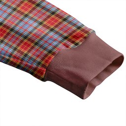 Scottish Dalrymple of Castleton Weathered Clan Crest Tartan V neck Knitted Fleece Cardigans