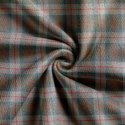 Scottish Cranston Weathered Clan Crest Tartan V neck Knitted Fleece Cardigans