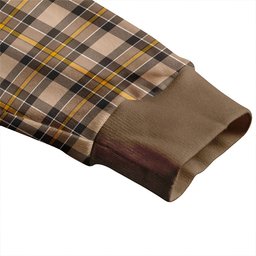 Scottish Hamilton of Brandon Weathered Clan Crest Tartan V neck Knitted Fleece Cardigans