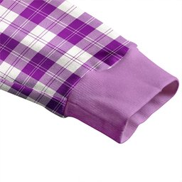 Scottish Erskine Red Clan Crest Tartan V neck Knitted Fleece Cardigans
