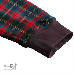 Scottish Harvey Modern Clan Crest Tartan V neck Knitted Fleece Cardigans