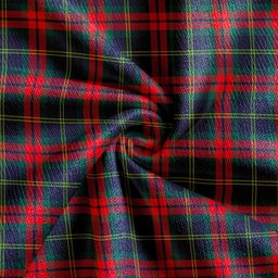 Scottish Harvey Modern Clan Crest Tartan V neck Knitted Fleece Cardigans