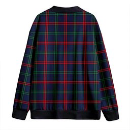 Scottish Eglinton District (Montgomery of Ayrshire) Modern Clan Crest Tartan V neck Knitted Fleece Cardigans