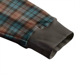 Scottish Dundas Weathered Clan Crest Tartan V neck Knitted Fleece Cardigans