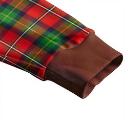 Scottish Fairlie Modern Clan Crest Tartan V neck Knitted Fleece Cardigans