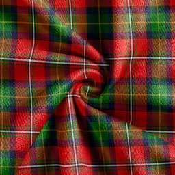 Scottish Fairlie Modern Clan Crest Tartan V neck Knitted Fleece Cardigans