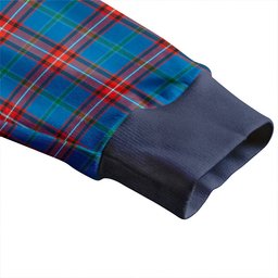 Scottish Glenn Ancient Clan Crest Tartan V neck Knitted Fleece Cardigans